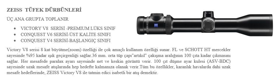 Zeiss Tüfek Dürbünleri